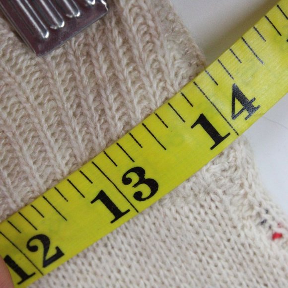 Mo:vint Pencil Skirt Womens Beige Striped Knit Stretch Small S New With Tags - Picture 8 of 9